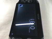 GD7964 Plz Read Item Condi PS Vita PCH-1000 CRYSTAL BLACK SONY PSP Console Japan