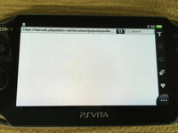 GD7964 Plz Read Item Condi PS Vita PCH-1000 CRYSTAL BLACK SONY PSP Console Japan