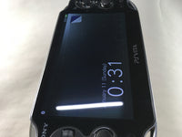 GD7964 Plz Read Item Condi PS Vita PCH-1000 CRYSTAL BLACK SONY PSP Console Japan
