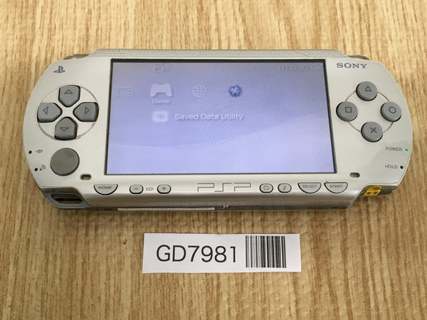 GD7981 Plz Read Item Condi PSP-1000 Silver SONY PSP Console Japan