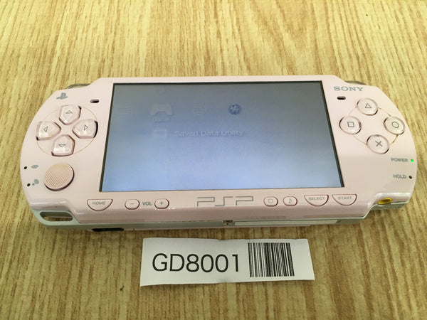 GD8001 Plz Read Item Condi PSP-2000 ROSE PINK SONY PSP Console Japan