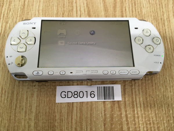 GD8016 Plz Read Item Condi PSP-3000 PEARL WHITE SONY PSP Console Japan