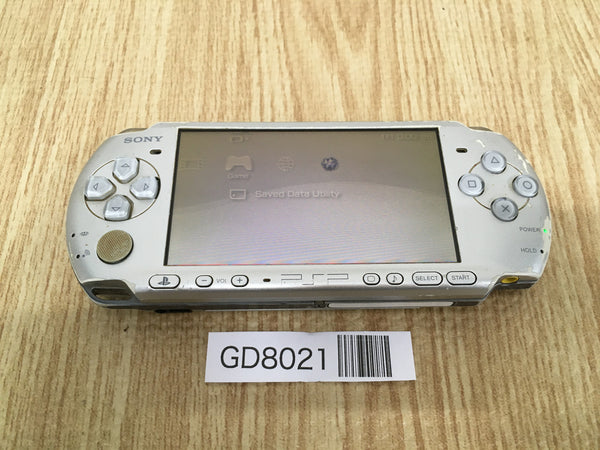 GD8021 Plz Read Item Condi PSP-3000 MYSTIC Silver SONY PSP Console Japan