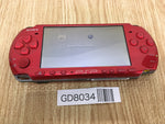 GD8034 Plz Read Item Condi PSP-3000 RADIANT RED SONY PSP Console Japan