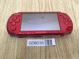 GD8035 Plz Read Item Condi PSP-3000 RADIANT RED SONY PSP Console Japan