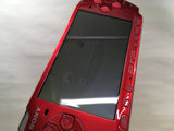 GD8035 Plz Read Item Condi PSP-3000 RADIANT RED SONY PSP Console Japan