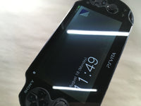 GD8039 Plz Read Item Condi PS Vita PCH-1000 CRYSTAL BLACK SONY PSP Console Japan