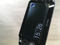 GD8040 Plz Read Item Condi PS Vita PCH-1000 CRYSTAL BLACK SONY PSP Console Japan