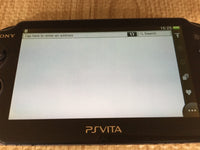 GD8040 Plz Read Item Condi PS Vita PCH-1000 CRYSTAL BLACK SONY PSP Console Japan