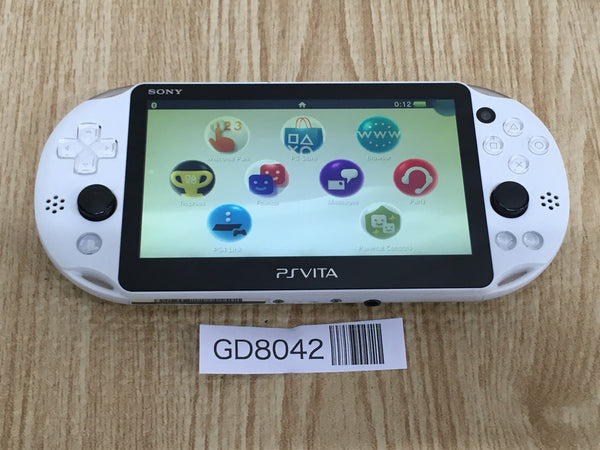 GD8042 Plz Read Item Condi PS Vita PCH-2000 GLACIER WHITE SONY PSP Console Japan
