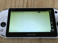 GD8042 Plz Read Item Condi PS Vita PCH-2000 GLACIER WHITE SONY PSP Console Japan