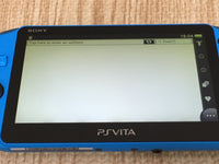 GD8043 Plz Read Item Condi PS Vita PCH-2000 AQUA BLUE SONY PSP Console Japan