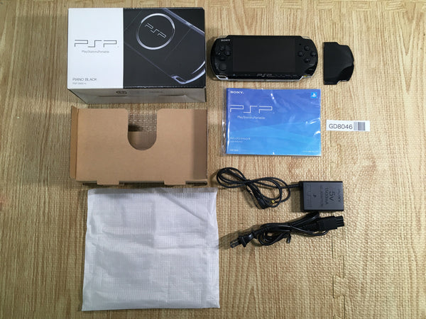 GD8046 PSP-3000 PIANO BLACK BOXED SONY PSP Console Japan