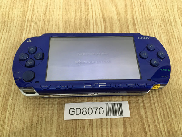 GD8070 Plz Read Item Condi PSP-1000 METALLIC BLUE SONY PSP Console Japan