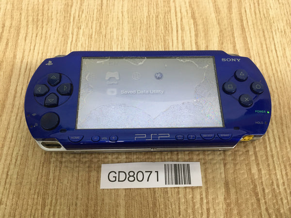 GD8071 Plz Read Item Condi PSP-1000 METALLIC BLUE SONY PSP Console Japan