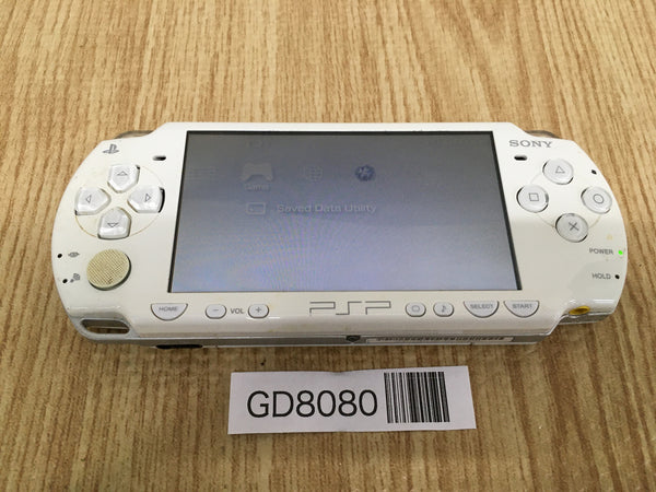 GD8080 Plz Read Item Condi PSP-2000 CERAMIC WHITE SONY PSP Console Japan