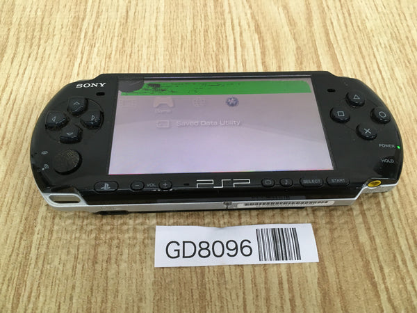 GD8096 Plz Read Item Condi PSP-3000 PIANO BLACK SONY PSP Console Japan