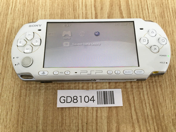 GD8104 Plz Read Item Condi PSP-3000 PEARL WHITE SONY PSP Console Japan