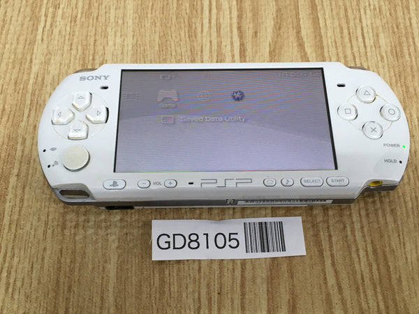 GD8105 Plz Read Item Condi PSP-3000 PEARL WHITE SONY PSP Console Japan