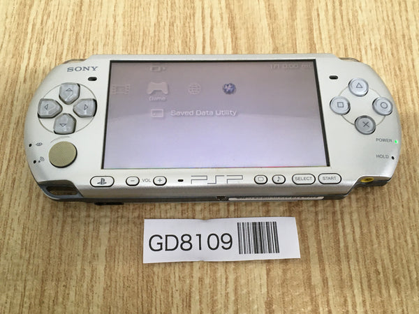 GD8109 Plz Read Item Condi PSP-3000 MYSTIC Silver SONY PSP Console Japan