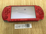 GD8123 Plz Read Item Condi PSP-3000 RADIANT RED SONY PSP Console Japan