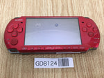 GD8124 Plz Read Item Condi PSP-3000 RADIANT RED SONY PSP Console Japan