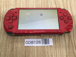 GD8126 Plz Read Item Condi PSP-3000 RADIANT RED SONY PSP Console Japan