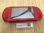 GD8127 Plz Read Item Condi PSP-3000 RADIANT RED SONY PSP Console Japan