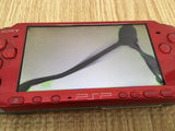 GD8127 Plz Read Item Condi PSP-3000 RADIANT RED SONY PSP Console Japan