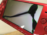 GD8127 Plz Read Item Condi PSP-3000 RADIANT RED SONY PSP Console Japan