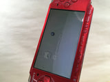 GD8128 Plz Read Item Condi PSP-3000 RADIANT RED SONY PSP Console Japan