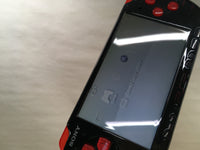 GD8133 Plz Read Item Condi PSP-3000 BLACK & RED SONY PSP Console Japan