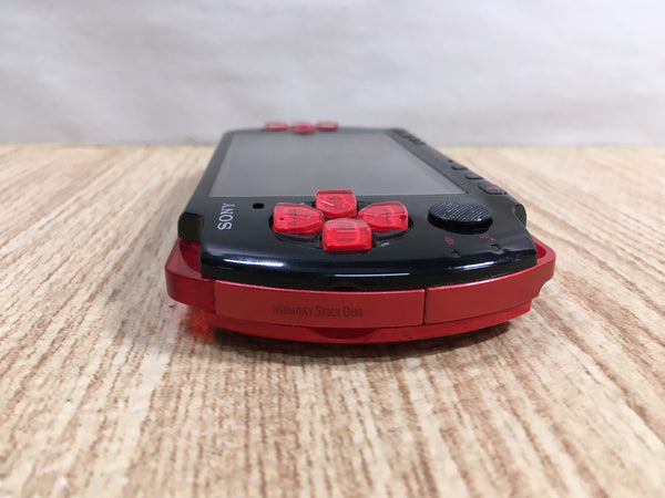 GD8133 Plz Read Item Condi PSP-3000 BLACK & RED SONY PSP