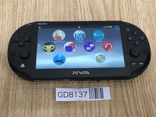 GD8137 Plz Read Item Condi PS Vita PCH-2000 BLACK SONY PSP Console Japan
