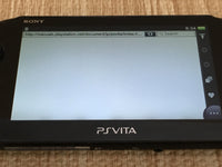 GD8137 Plz Read Item Condi PS Vita PCH-2000 BLACK SONY PSP Console Japan