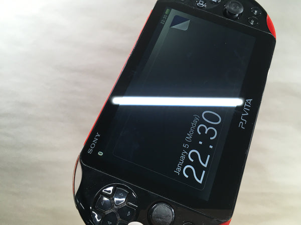 GD8140 Plz Read Item Condi PS Vita PCH-2000 RED AND BLACK