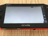 GD8140 Plz Read Item Condi PS Vita PCH-2000 RED AND BLACK SONY PSP Console Japan