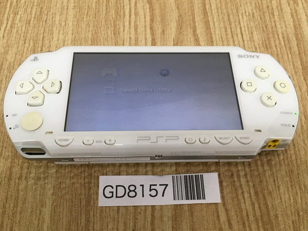 GD8157 Plz Read Item Condi PSP-1000 CERAMIC WHITE SONY PSP Console Japan