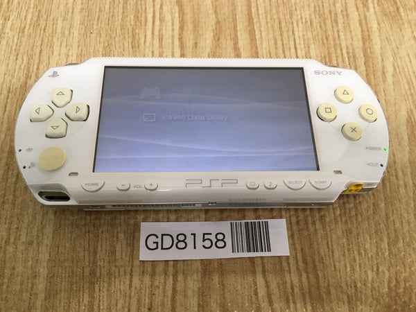 GD8158 Plz Read Item Condi PSP-1000 CERAMIC WHITE SONY PSP Console Japan