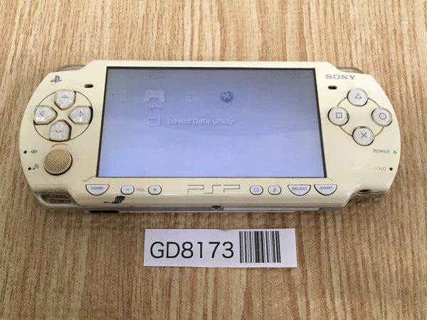 GD8173 Plz Read Item Condi PSP-2000 CERAMIC WHITE SONY PSP Console Japan