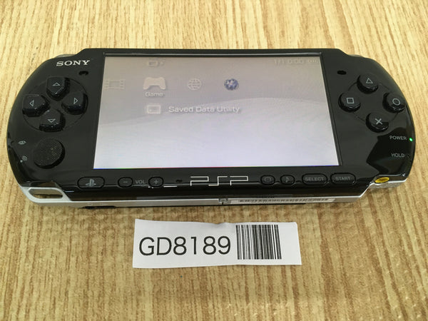 GD8189 Plz Read Item Condi PSP-3000 PIANO BLACK SONY PSP Console Japan