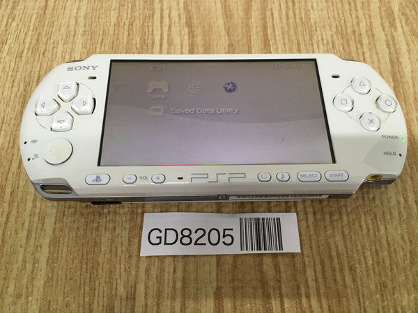 GD8205 Plz Read Item Condi PSP-3000 PEARL WHITE SONY PSP Console Japan