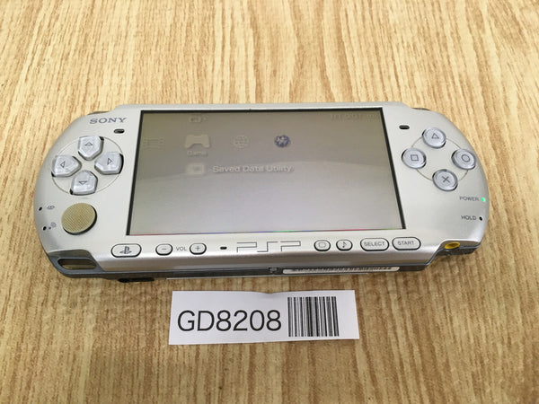 GD8208 Plz Read Item Condi PSP-3000 MYSTIC Silver SONY PSP Console Japan