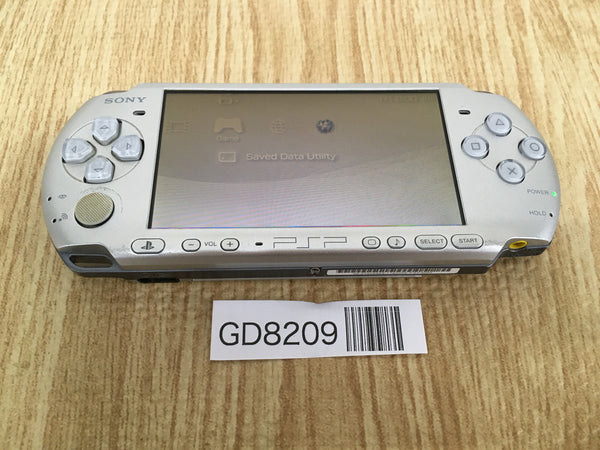 GD8209 Plz Read Item Condi PSP-3000 MYSTIC Silver SONY PSP Console Japan