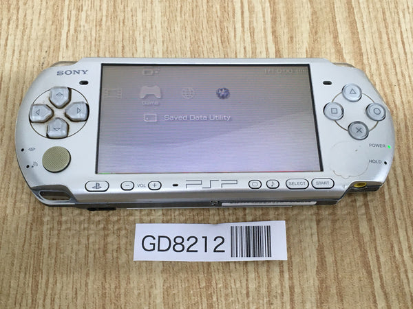 GD8212 Plz Read Item Condi PSP-3000 MYSTIC Silver SONY PSP Console Japan