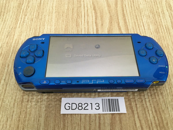 GD8213 Plz Read Item Condi PSP-3000 VIBRANT BLUE SONY PSP Console Japan
