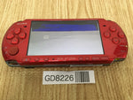 GD8226 Plz Read Item Condi PSP-3000 RADIANT RED SONY PSP Console Japan