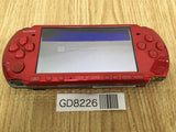 GD8226 Plz Read Item Condi PSP-3000 RADIANT RED SONY PSP Console Japan