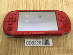 GD8228 Plz Read Item Condi PSP-3000 RADIANT RED SONY PSP Console Japan