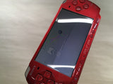 GD8230 Plz Read Item Condi PSP-3000 RADIANT RED SONY PSP Console Japan